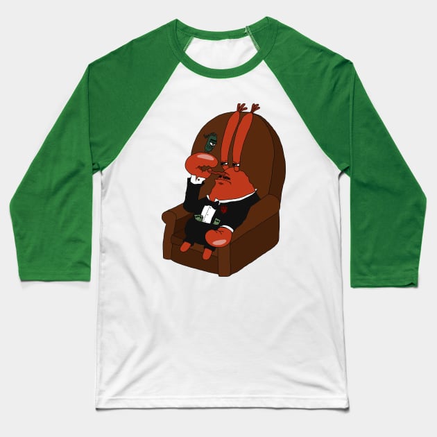 Godfather Mr Krabs Baseball T-Shirt by baleinealunettes